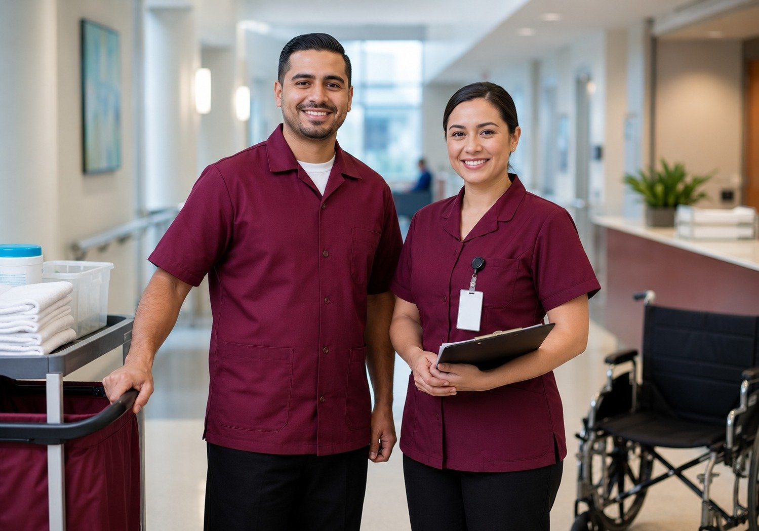 Hospital support staff image